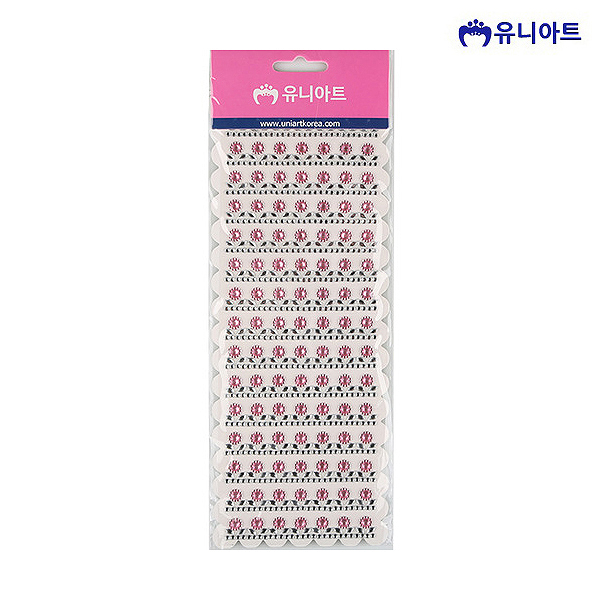 유니아트 2000 비즈스티커 57번