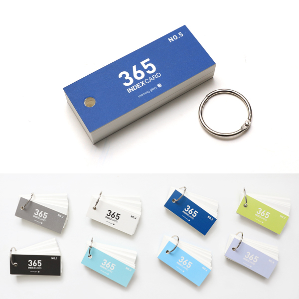 1000 모닝글로리 365 단어카드 무선 77x31mm 