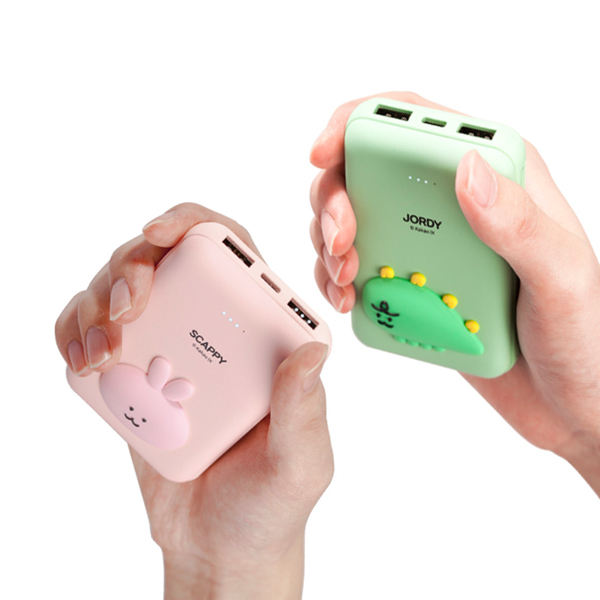 카카오 프렌즈 니니즈 보조배터리 죠르디 스카피 10000mAh