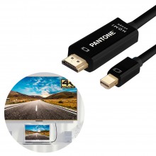 팬톤 MINI DP TO HDMI 케이블 4K 3.0M