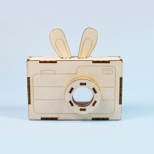 나무 토끼 카메라 만들기 DIY