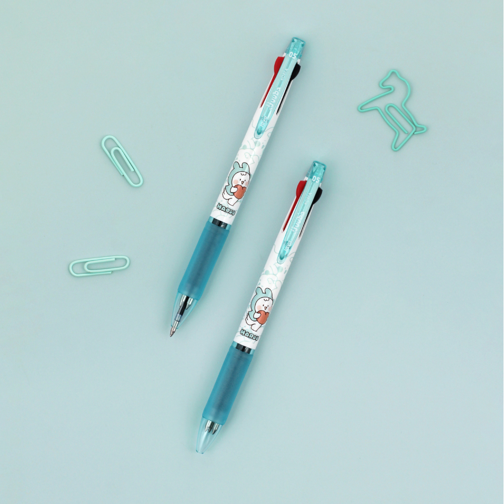 자바 쭈바프렌즈 3색 볼펜 0.5mm