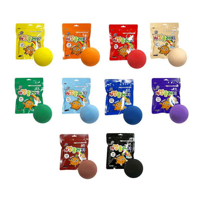 바핑 클레이 50g 10색 세트
