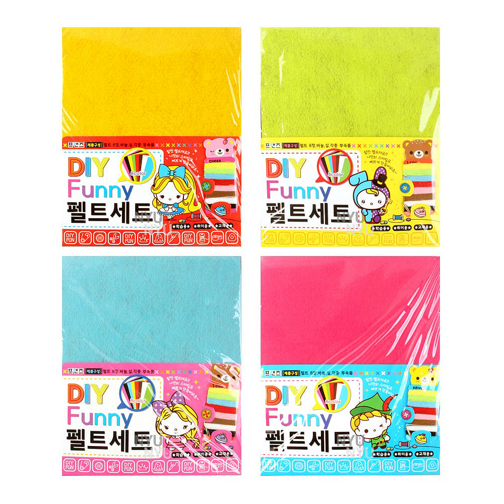 프랜즈 2000 DIY 퍼니 펠트 세트 랜덤발송