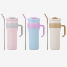 울트라 라지 핸들 텀블러 1.1리터 스트로우 캡마개 연결고리 2종 포함