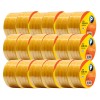 프린텍 포장용 테이프 투명 12mm*20m 4개입(P1220-4) 1box 18pcs